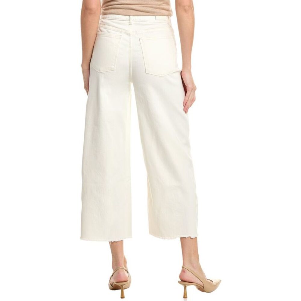NWT…Dl1961 Womens Hepburn Petite High-Rise Eggshell Wide Leg Jean - Picture 2 of 3